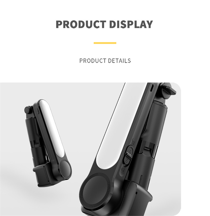 L09 gimbal stabilizer with fill light mini selfie stick tripod L09 gimbal stabilizer with fill light mini selfie stick tripod
