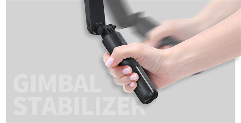 L09 gimbal stabilizer with fill light mini selfie stick tripod