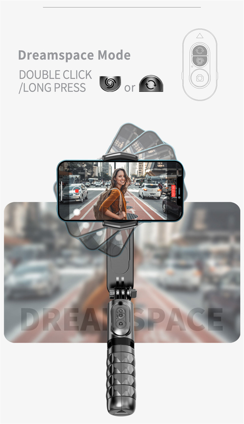 Q09 mini foldable gimbal stabilizer with fill light selfie stick tripod Q09 mini foldable gimbal stabilizer with fill light selfie stick tripod