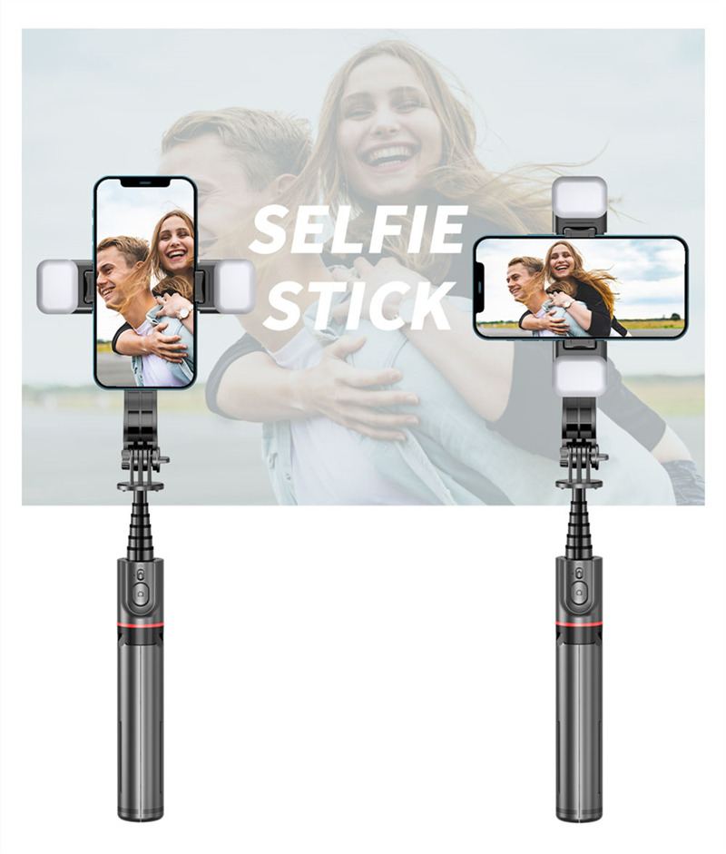 L12D mini foldable selfie stick tripod