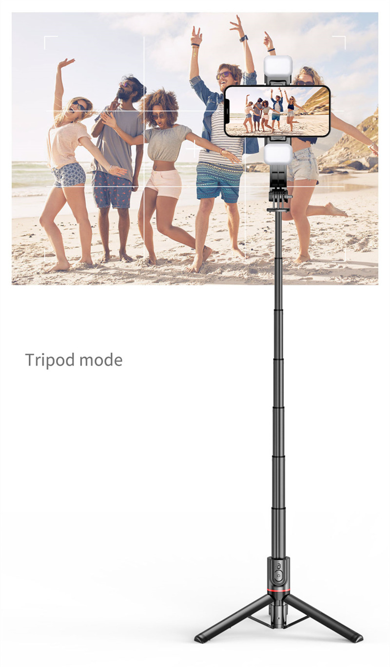 L12D mini foldable selfie stick tripod