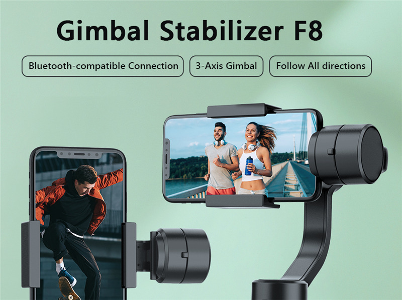 f8 3 axis handheld gimbal stabilizer cellphone holder