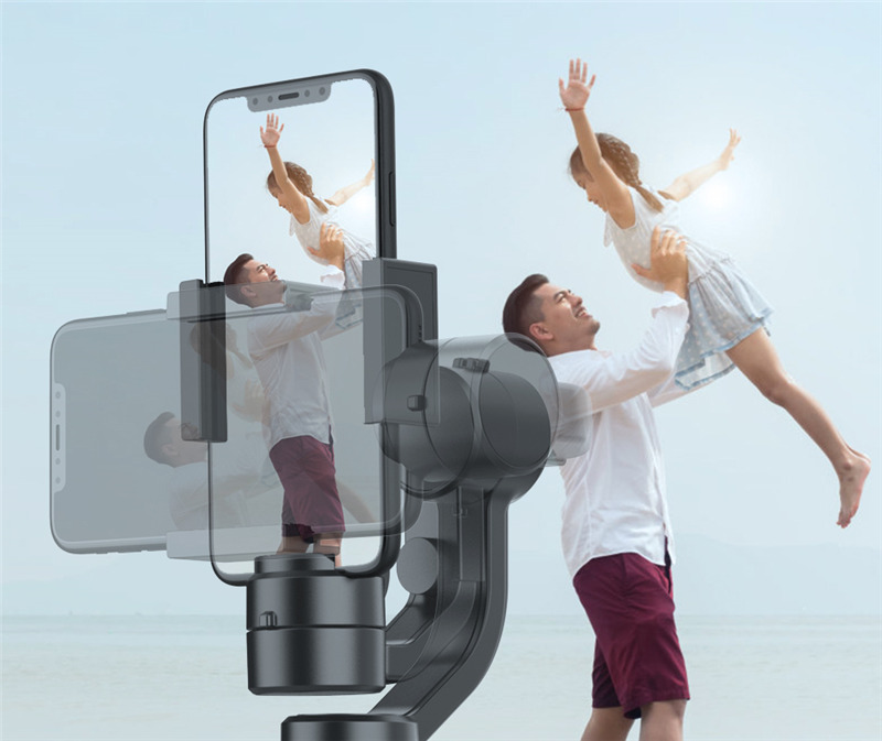 f8 3 axis handheld gimbal stabilizer cellphone holder