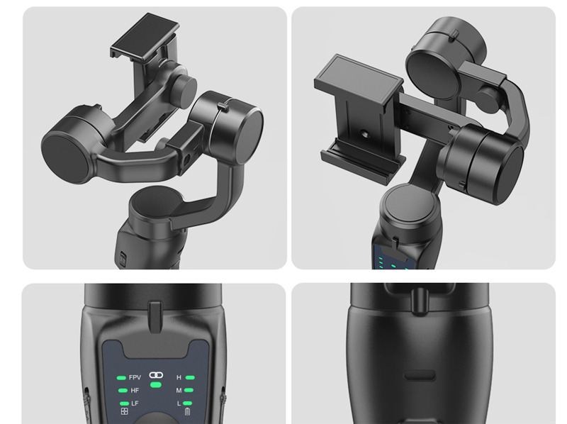 f8 3 axis handheld gimbal stabilizer cellphone holder