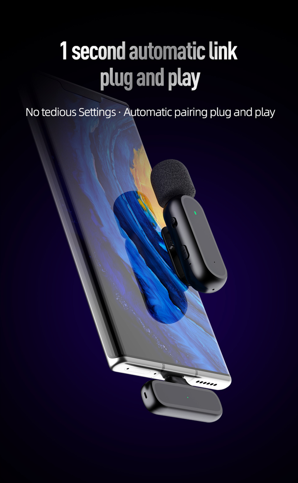 K60 wireless lavalier noise reducing microphone K60 wireless lavalier noise reducing microphone