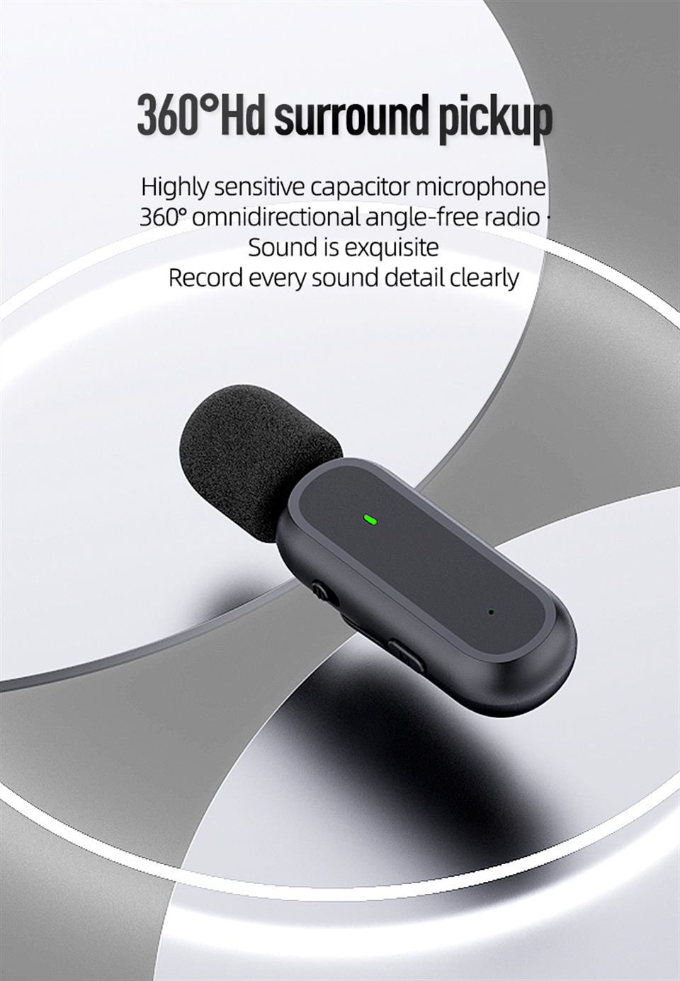K60 wireless lavalier noise reducing microphone K60 wireless lavalier noise reducing microphone