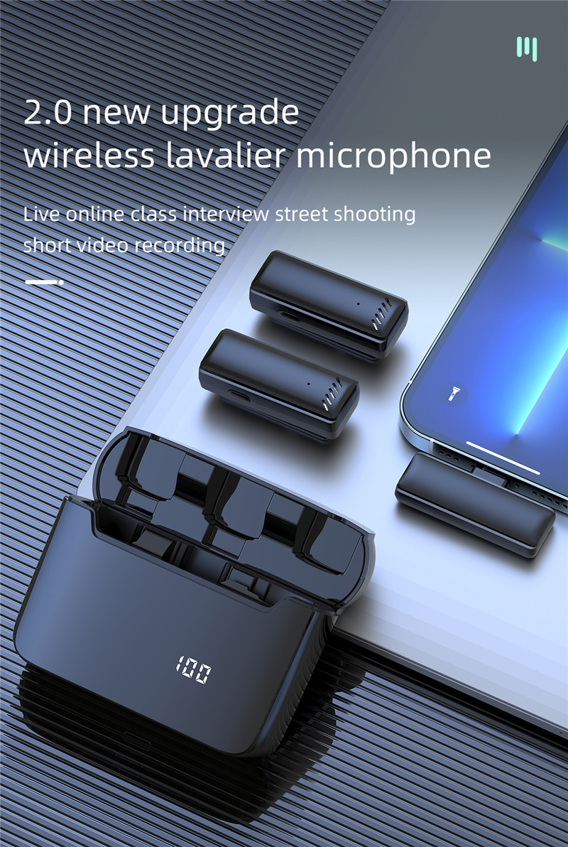 S13 wireless lavalier microphone 1 reciver pair 2 microphones