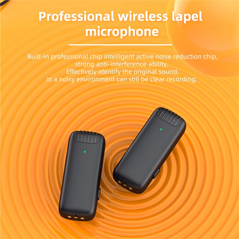 J13 wireless lavalier microphone voice recording mic J13 wireless lavalier microphone voice recording mic