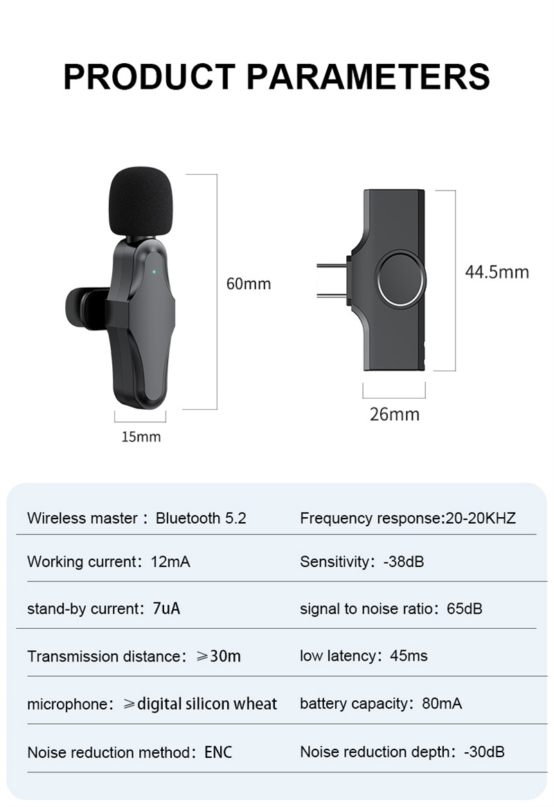 k9 wireless lavalier microphone