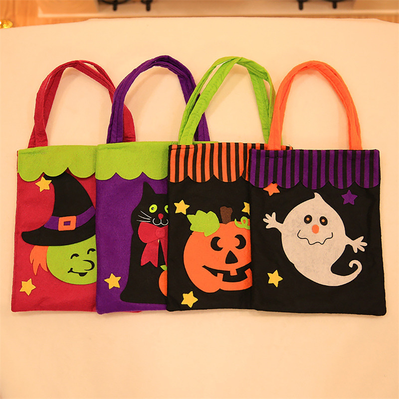 halloween trick or treat gift bags tote candy bag