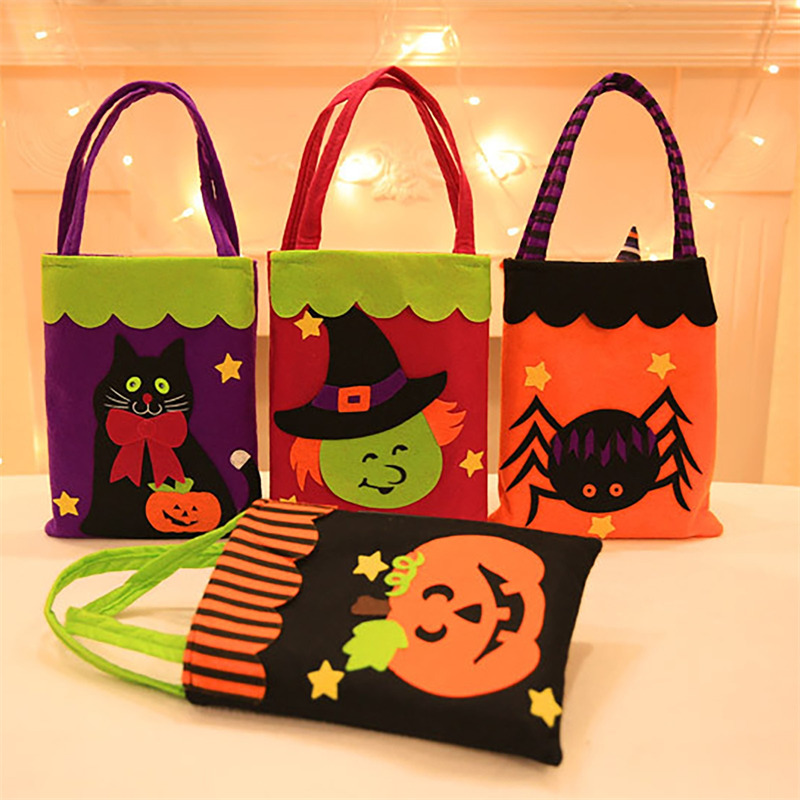 halloween trick or treat gift bags tote candy bag