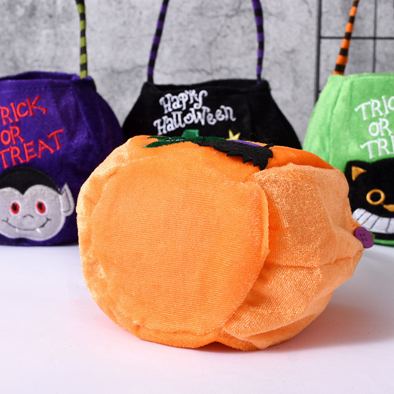 halloween treat bags velvet tote gift candy bag