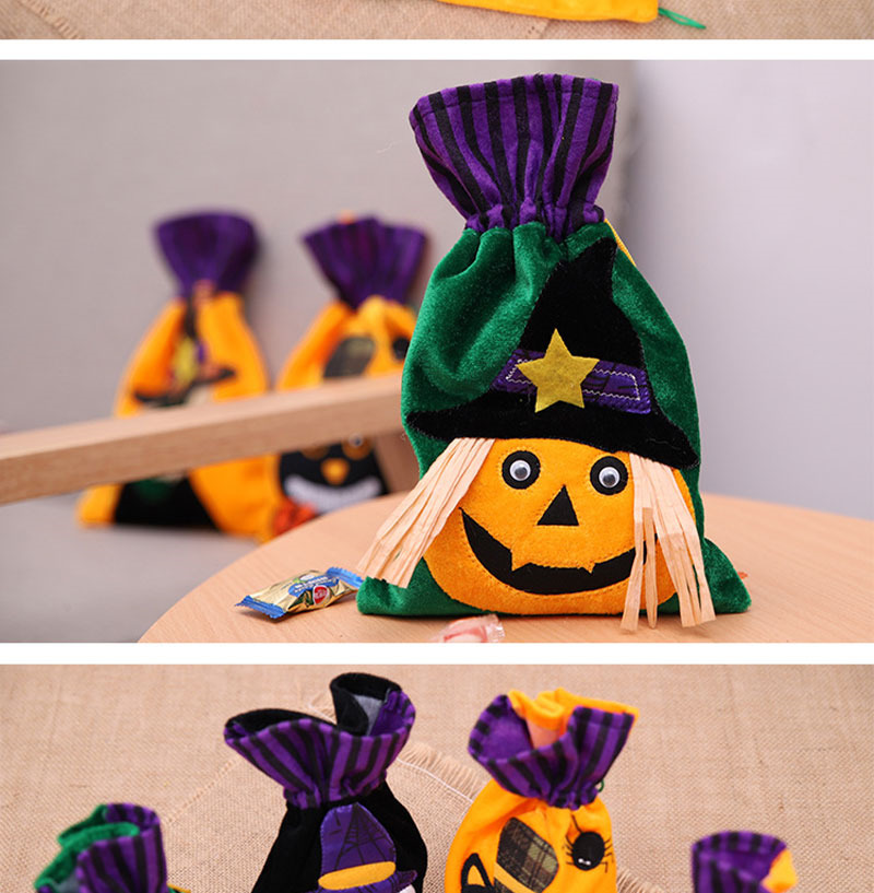 halloween treat bags velvet drawstring candy sack 