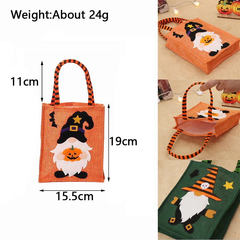 halloween treat bags canvas candy goody bag