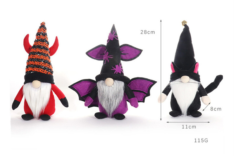 halloween dwarft doll plush toy party decoration