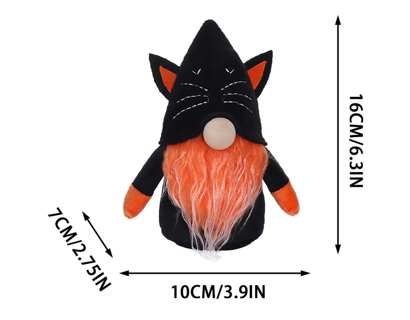 halloween lovely dwarf plush doll decoration