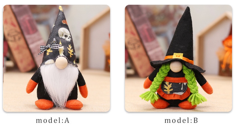 halloween dwarft plush decor swedish doll ornament