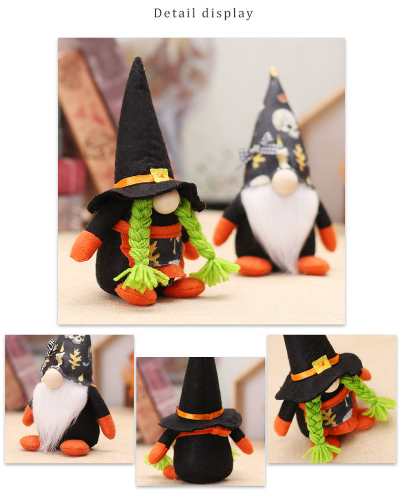 halloween dwarft plush decor swedish doll ornament