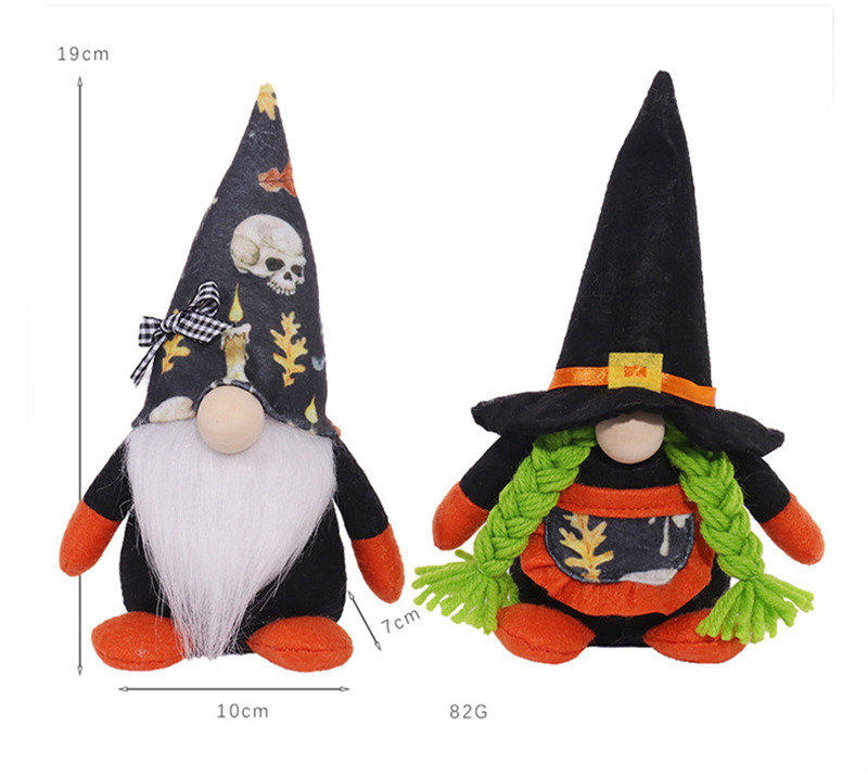 halloween dwarft plush decor swedish doll ornament