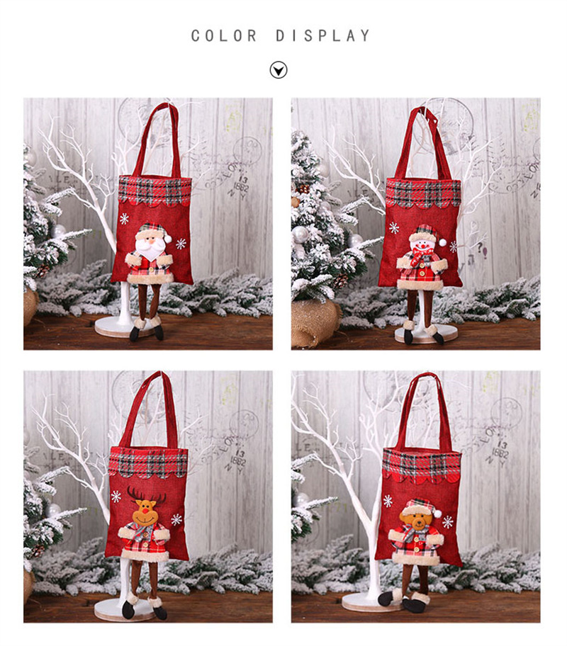 christmas tote bags candy holders T220