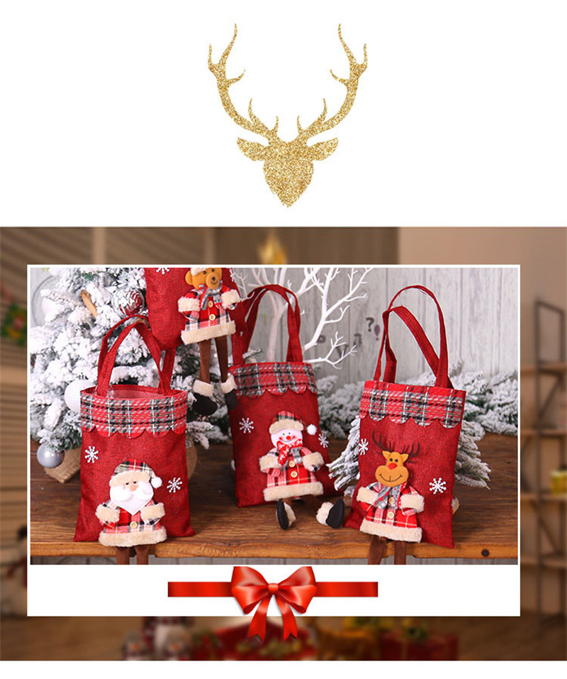 christmas tote bags candy holders T220