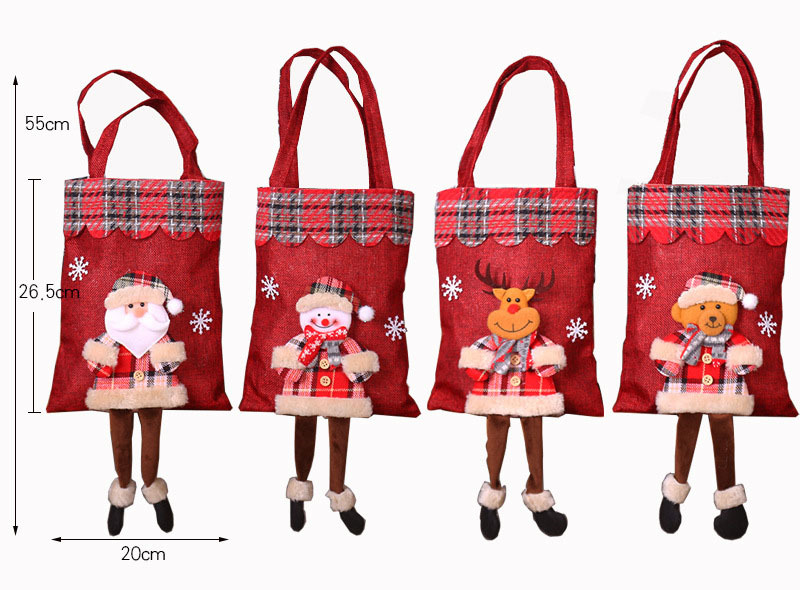 christmas tote bags candy holders T220