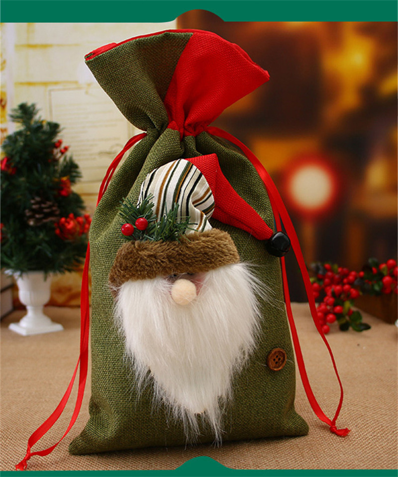 christmas gift bags santa sacks drawstring bundle pocket