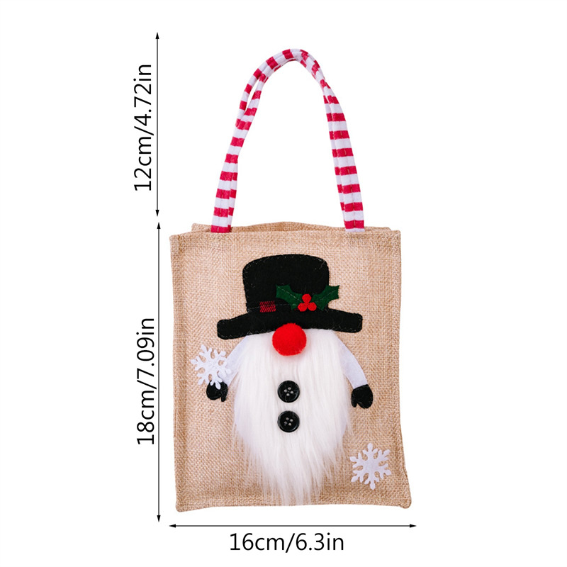 Christmas canvas tote bags