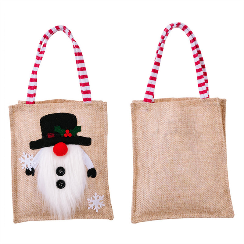 Christmas canvas tote bags