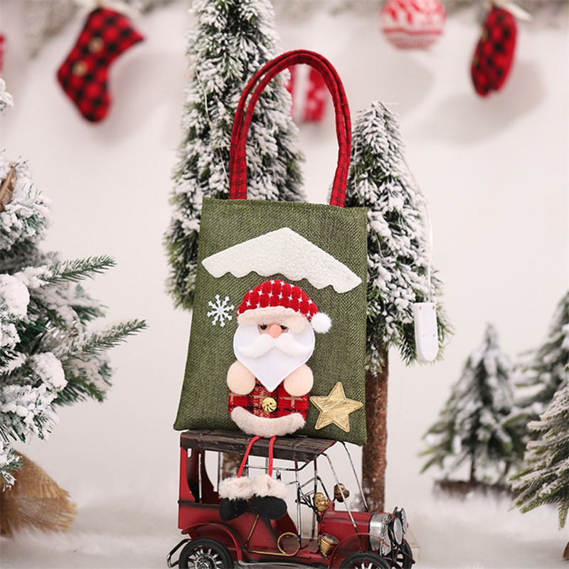 Christmas gift bags 3D tote bag for kid