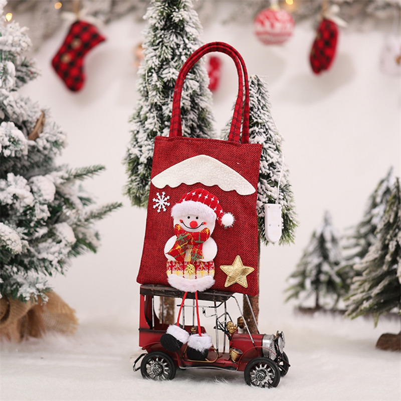 Christmas gift bags 3D tote bag for kid