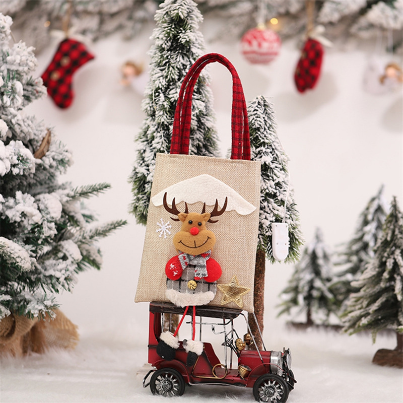 Christmas gift bags 3D tote bag for kid