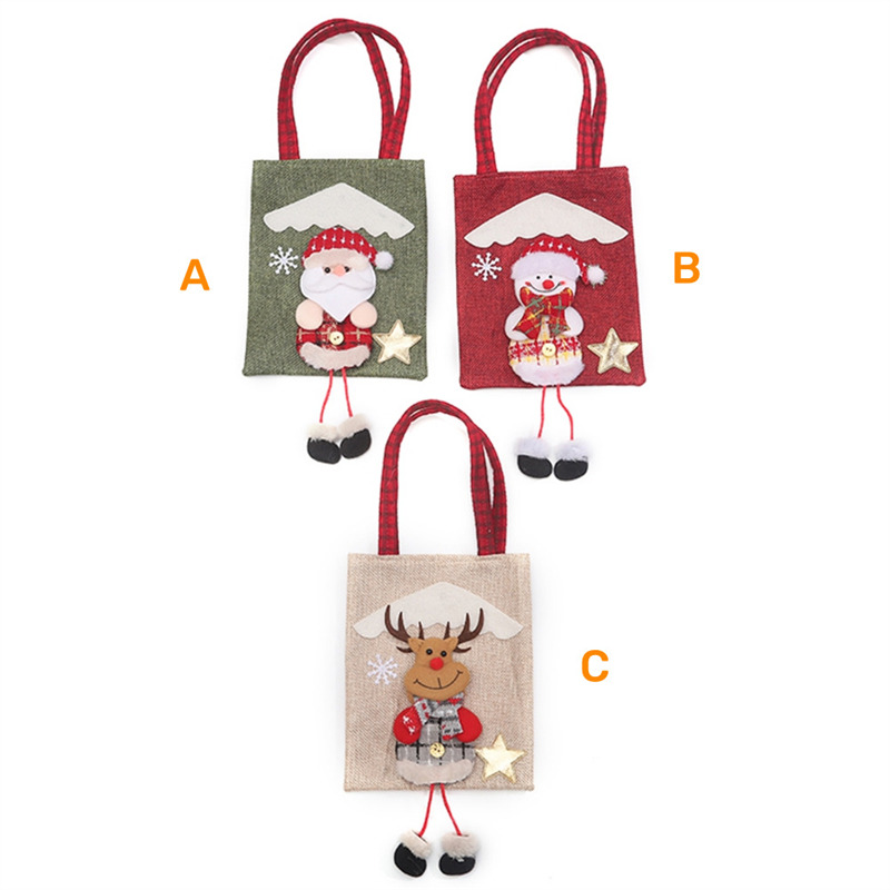 Christmas gift bags 3D tote bag for kid