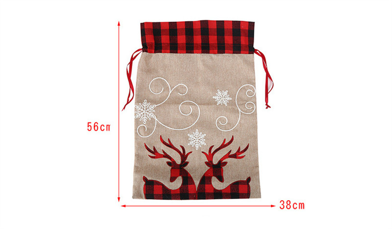 christmas large xmas gift candy drawstring bags santa sacks