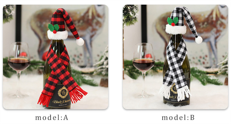 snowman practical woven christmas wine bottle cover