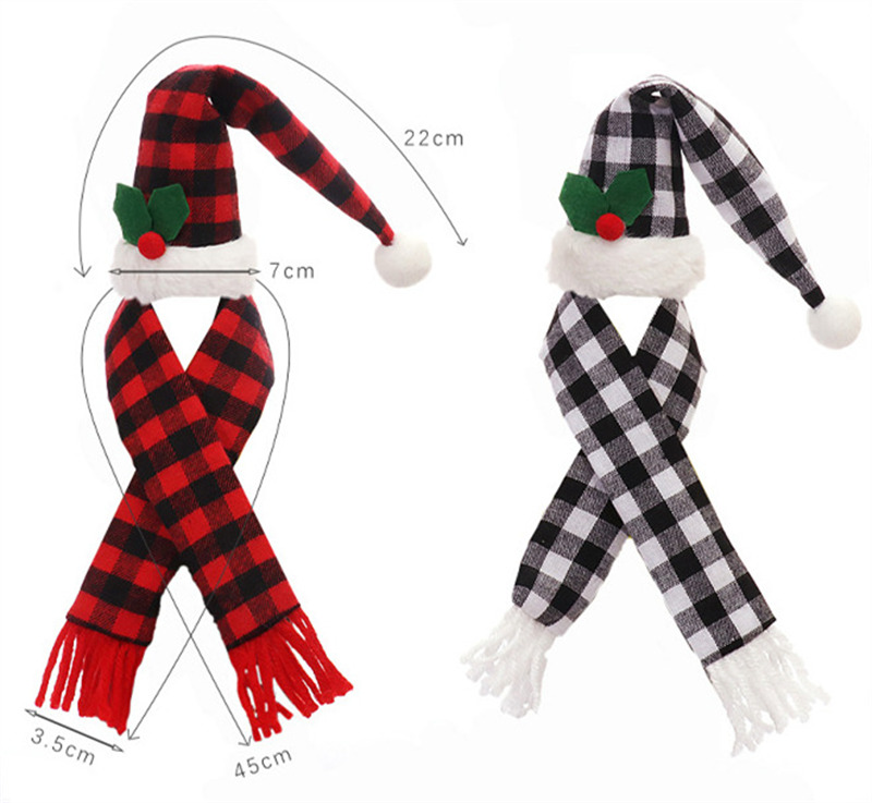 snowman practical woven christmas wine bottle cover