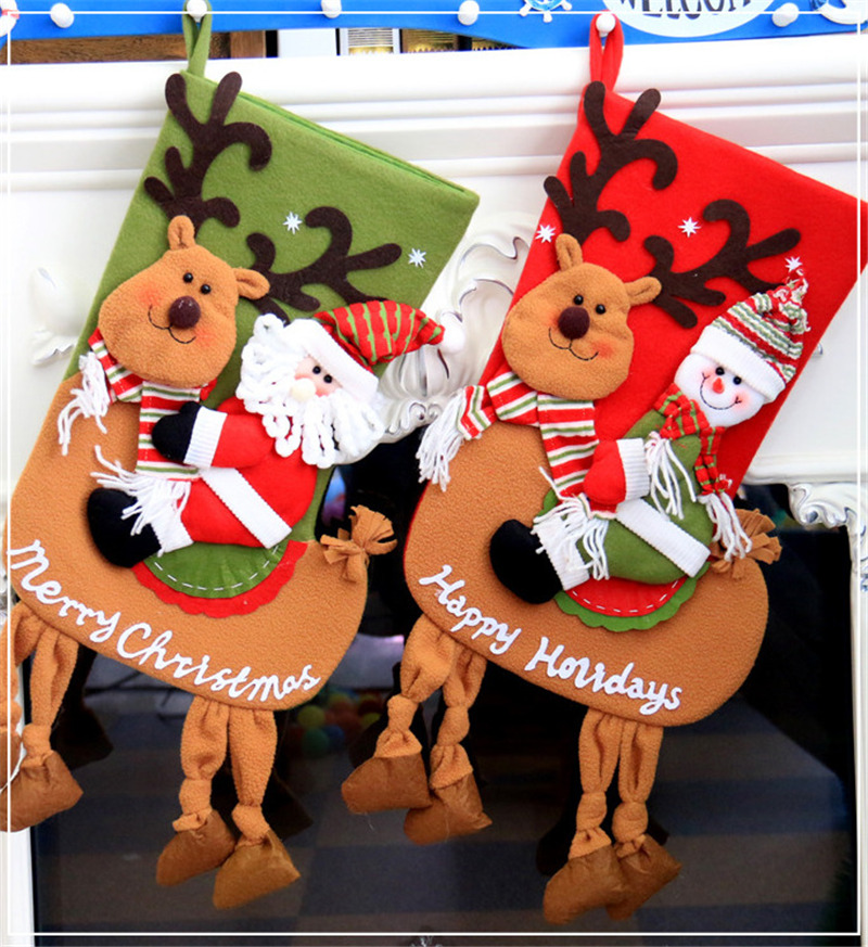 christmas stockings tree ornament gift pendant decoration