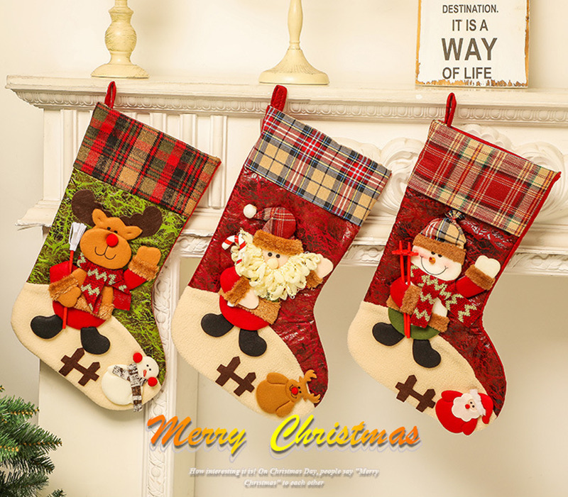 christmas stockings gift bag xmas tree decoration