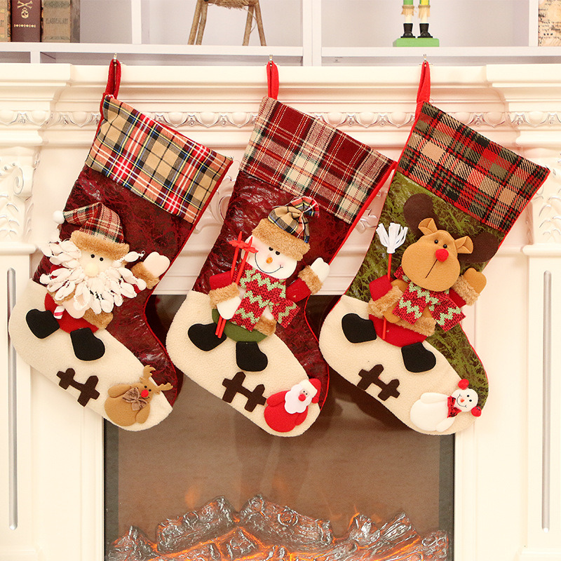 christmas stockings gift bag xmas tree decoration