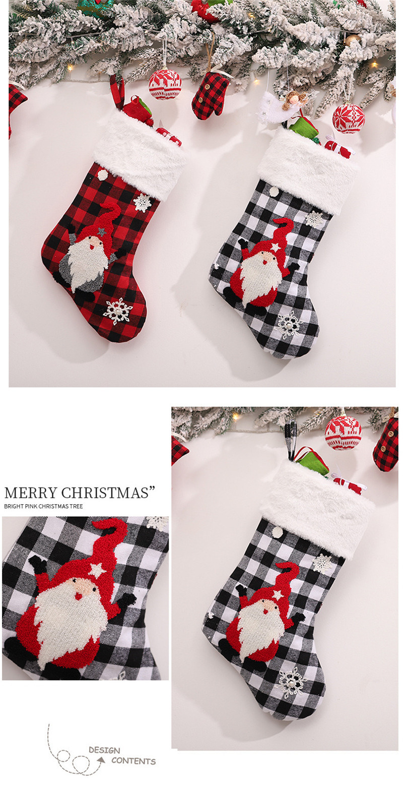 latticed christmas stockings xmas gift stockings for kids