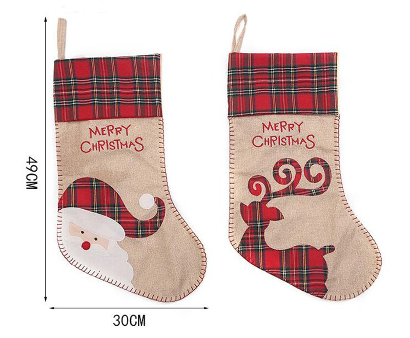 Christmas stockings decoration xmas tree ornament