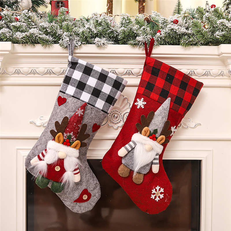 christmas stockings decoration xmas gift sacks candy bags