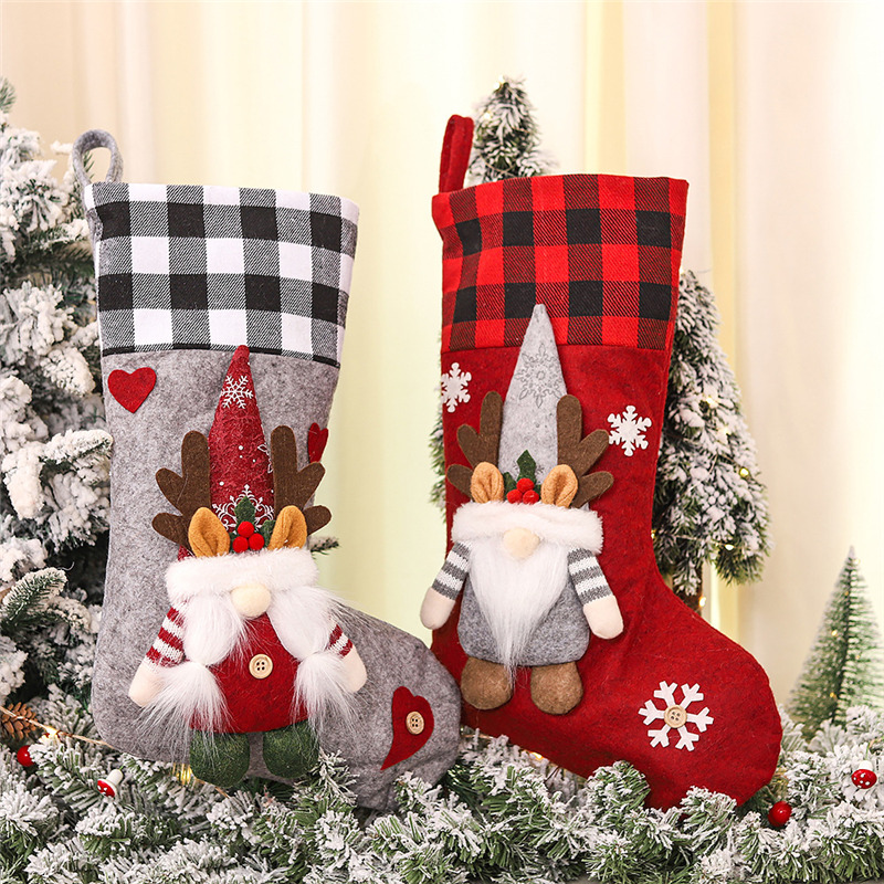 christmas stockings decoration xmas gift sacks candy bags
