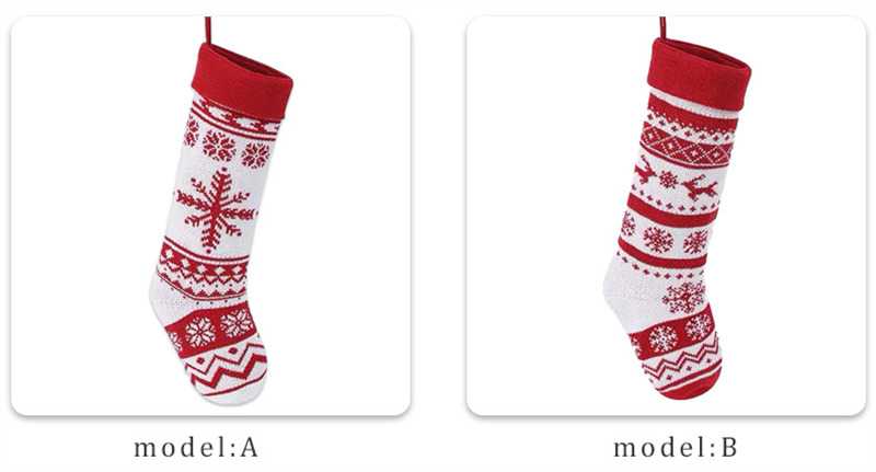 extra long knit christmas stockings 