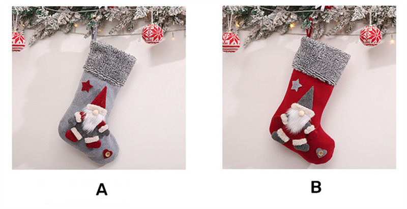 fireplace hanging christmas stockings xmas gift socks decoration