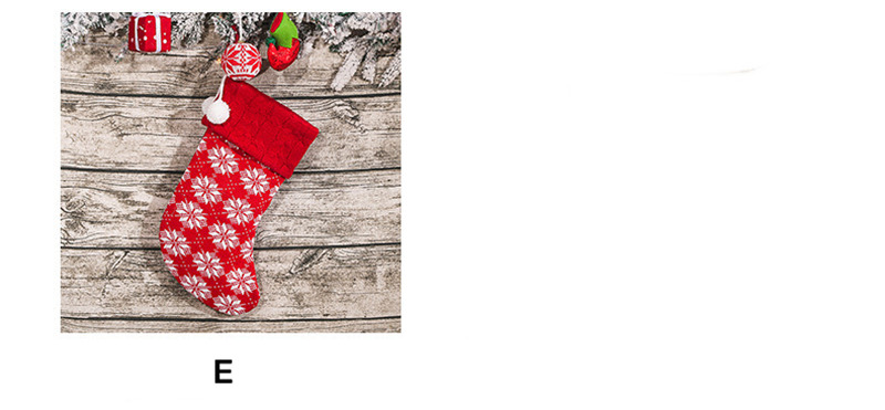 knit christmas stockings decoration xmas tree pendant