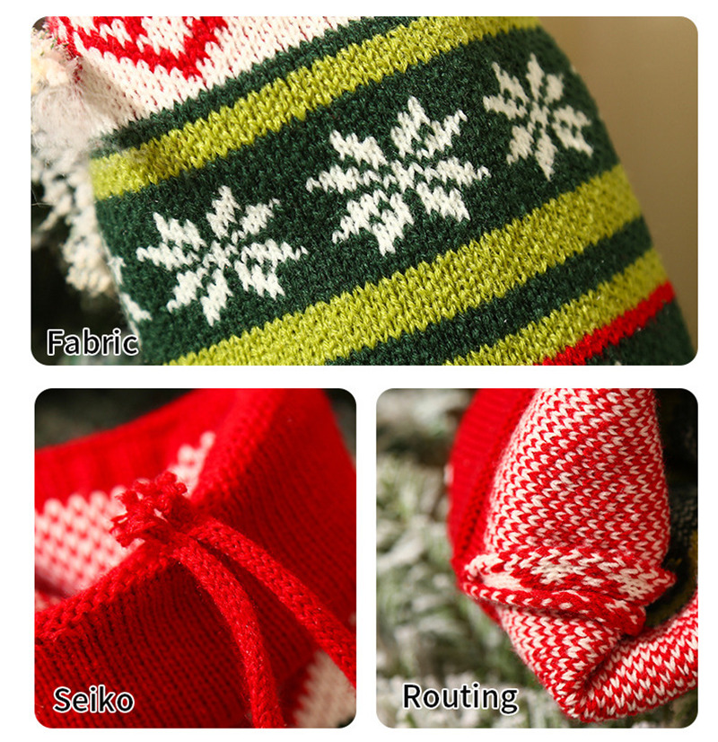 classic cable knitted christmas stockings xmas decoration