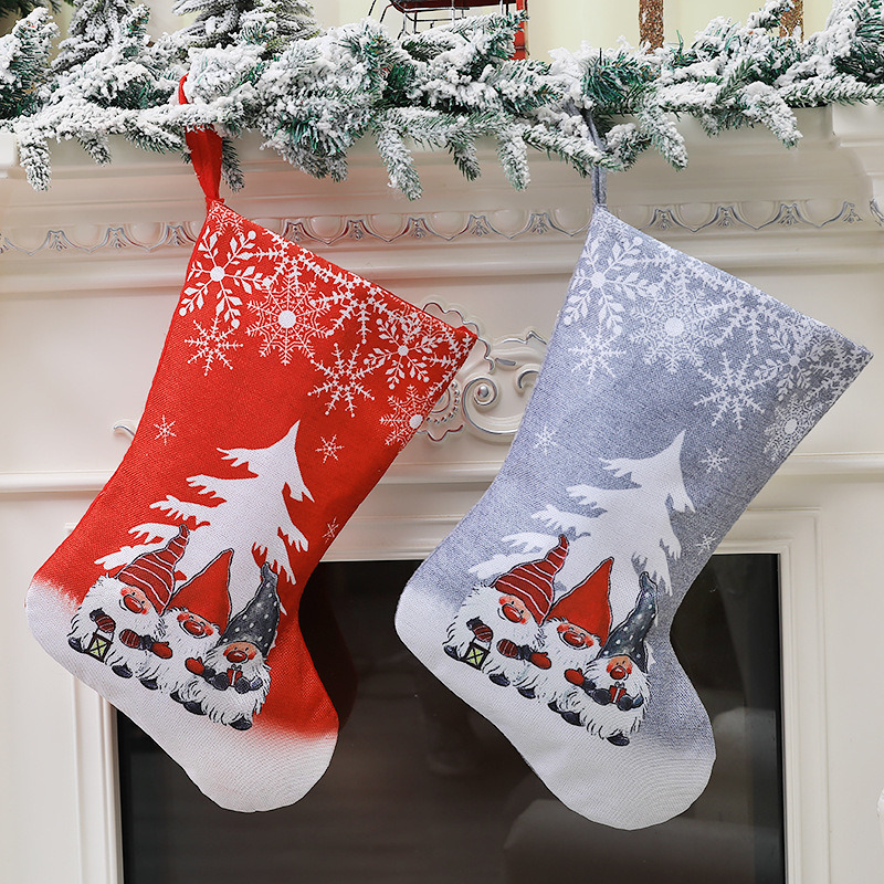 christmas stockings decoration xmas tree gnome hanging pendant