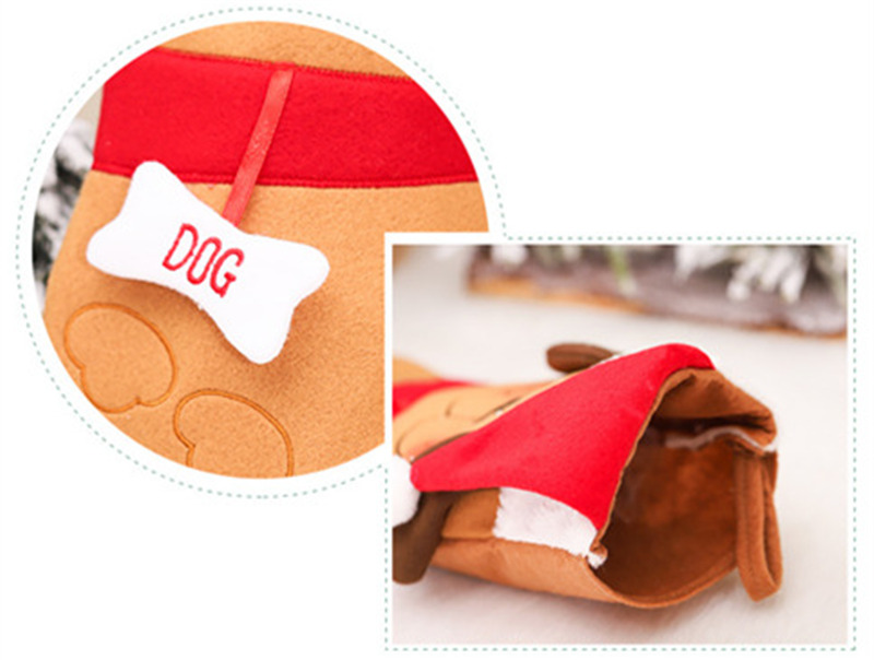 puppy christmas stockings xmas tree hanging decoration