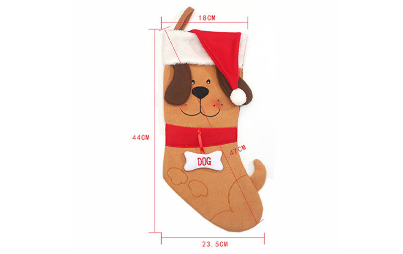 puppy christmas stockings xmas tree hanging decoration